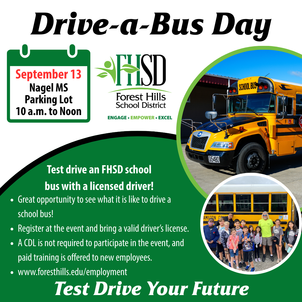 Drive a Bus Day event flyer